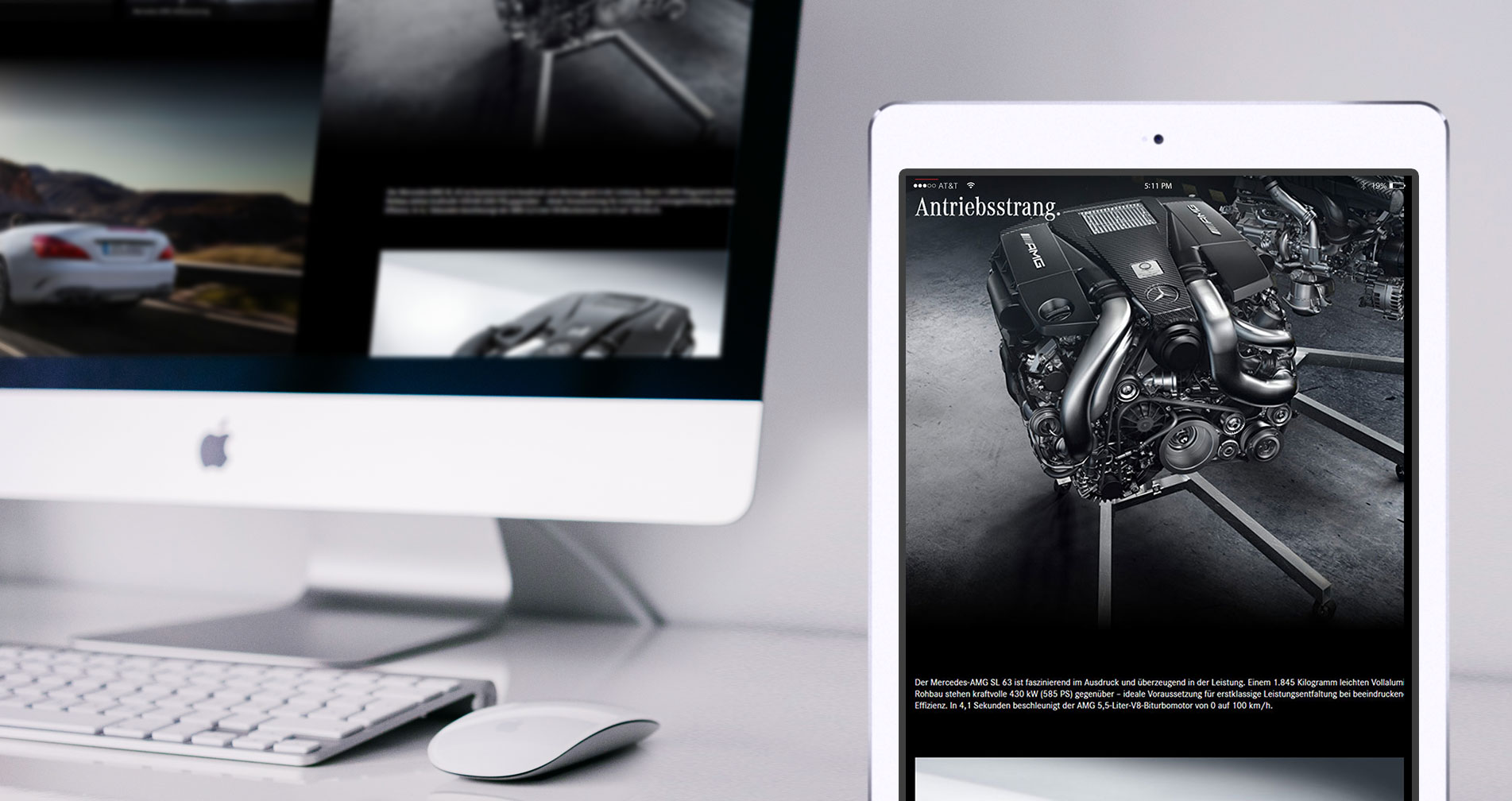 Mercedes-AMG SL 63 digital campaign & website