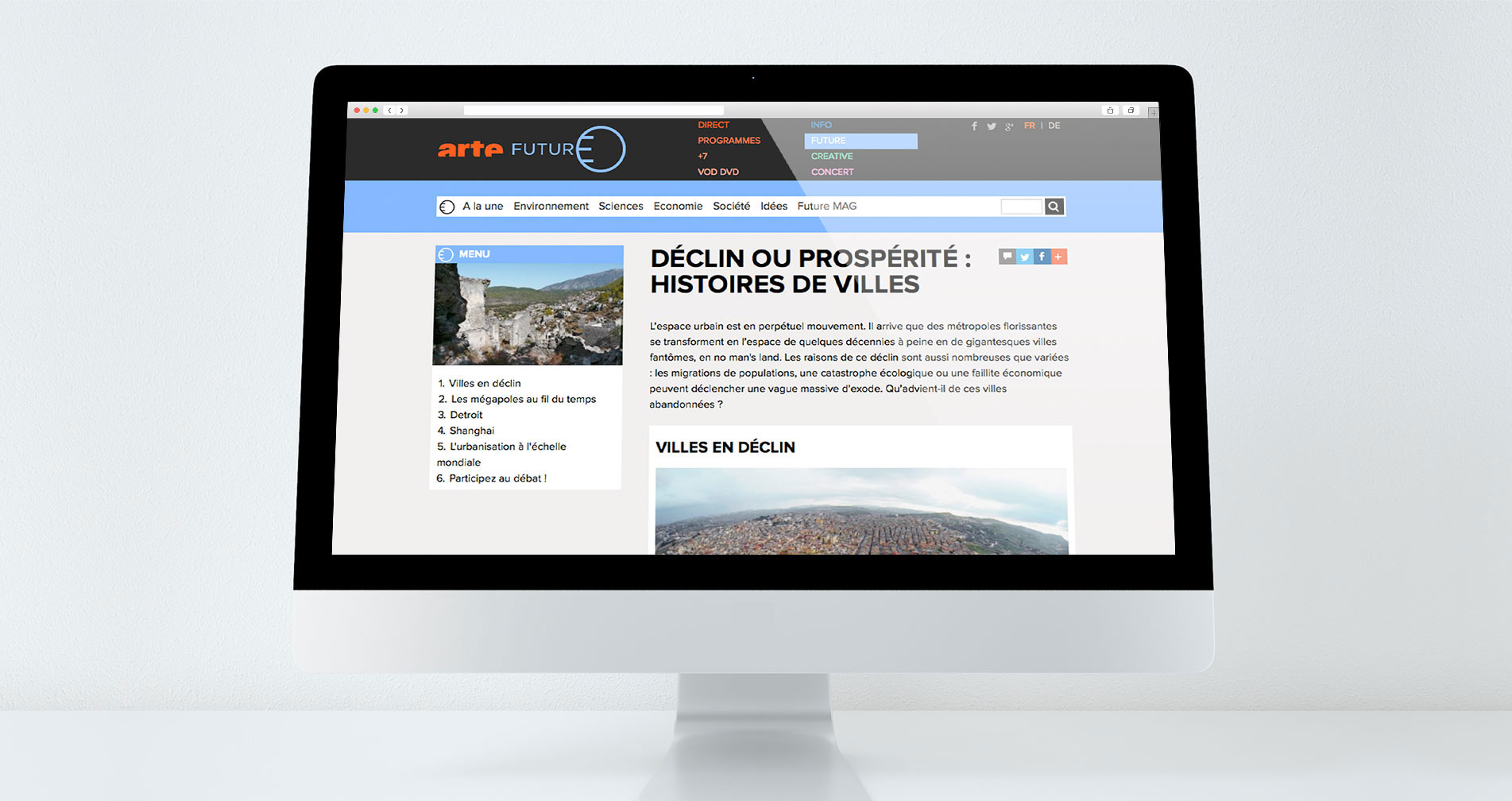 ARTE future website