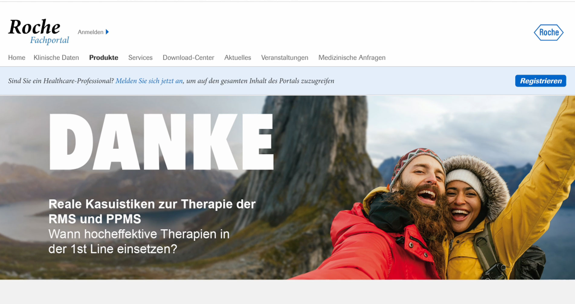 Roche Webseite