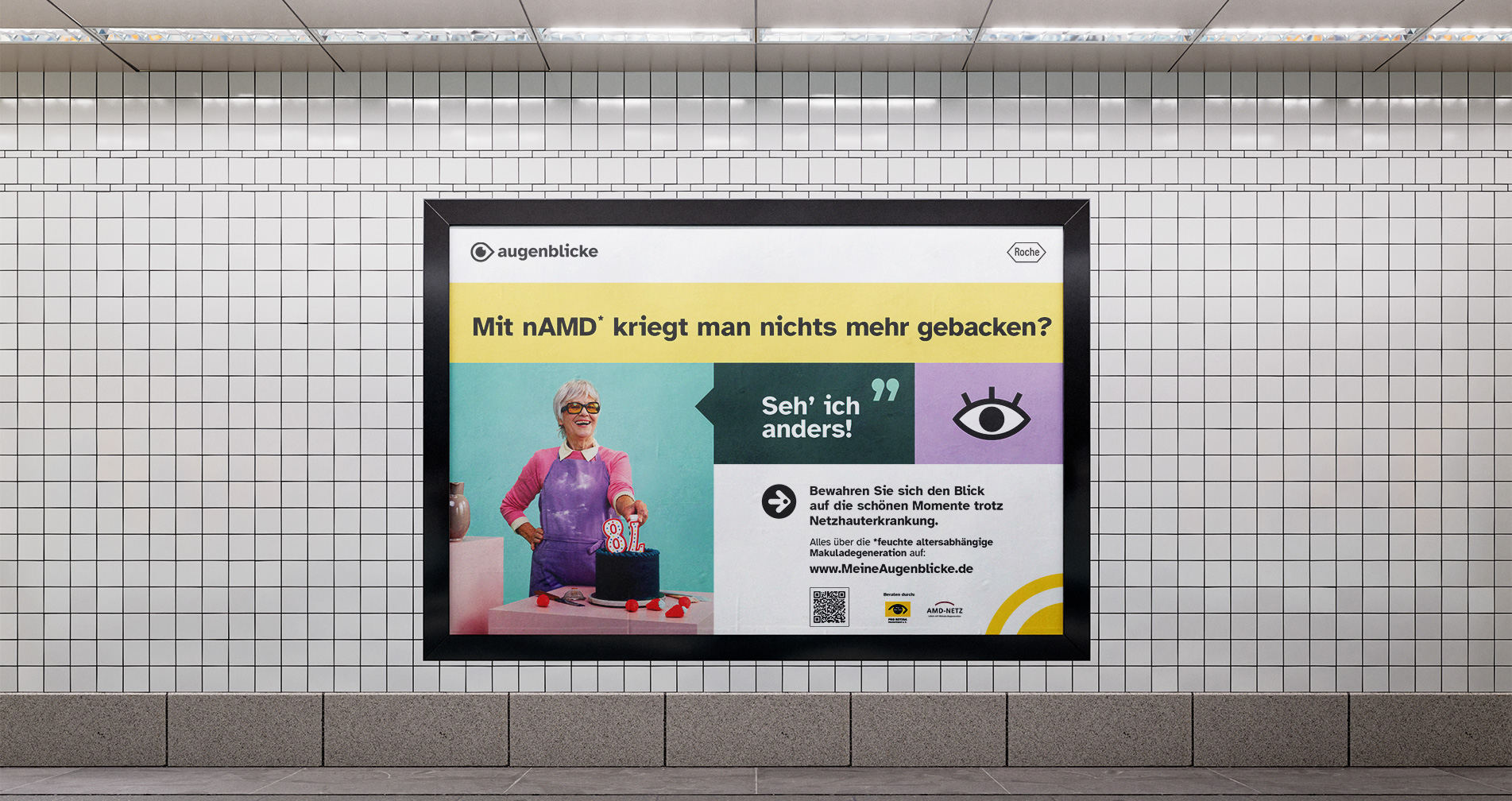 Roche Augenblicke campaign