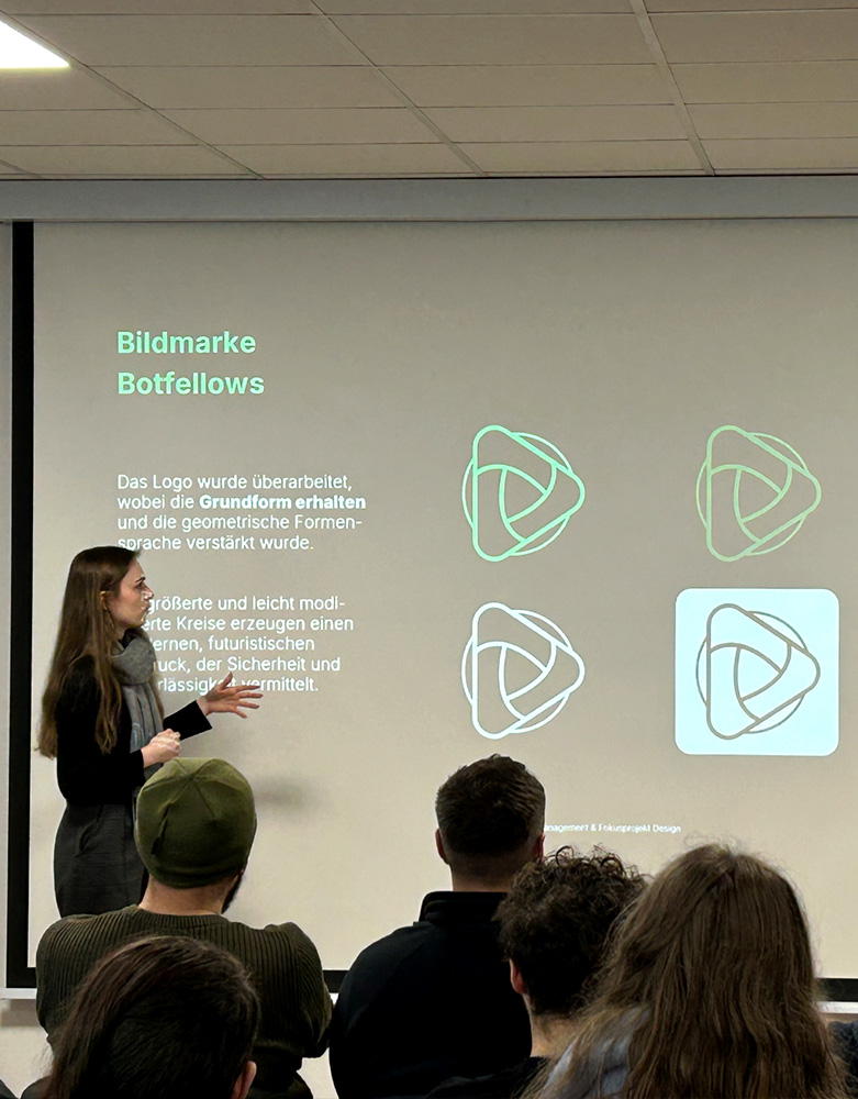 presentation of branding toward the client