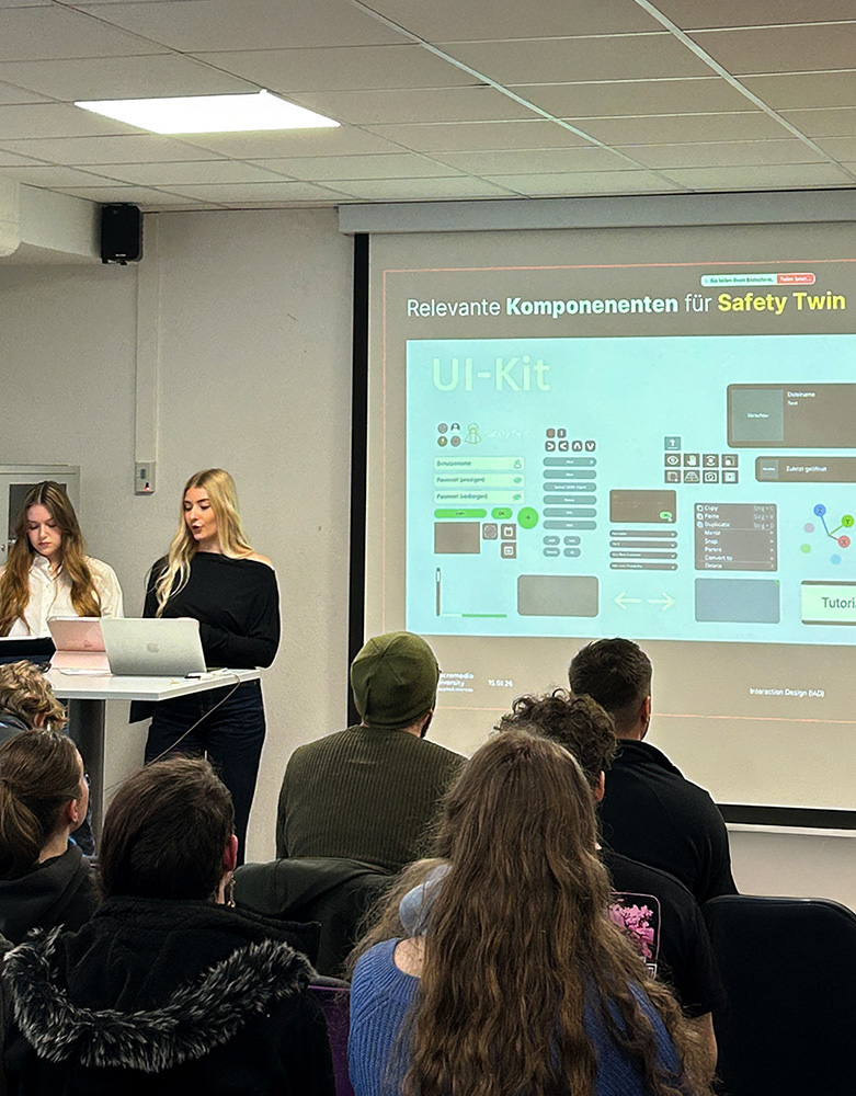 presentation of UI design toward the client